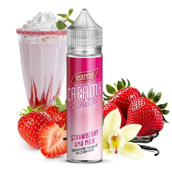Dexter's Juice Lab - Creamy Series - Strawberry Ama Milk Aroma 10ml