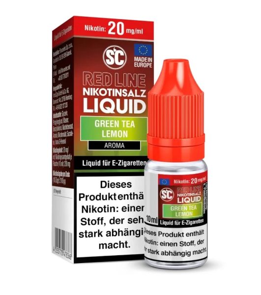 SC Red Line - Green Tea Lemon Nikotinsalz Liquid