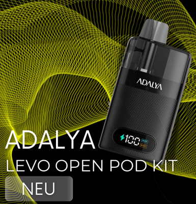 Adalya, Levo, Open, Pod, Kit, klein, handlich, leistungsstark, kompakt, 30k, 10 ml