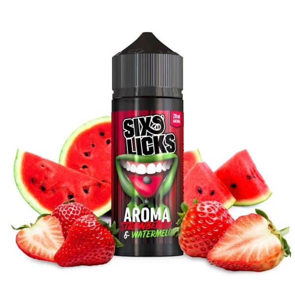 SIX LICKS - Strawberry & Watermelon Aroma 20ml