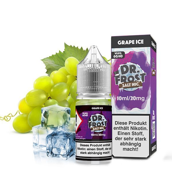 Dr. Frost - Nikotinsalz Liquid - Ice Cold Grape - 10ml