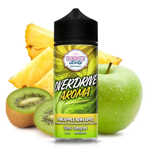 Dinner Lady - Overdrive Pineapple Kiwi Apple 10ml Aroma