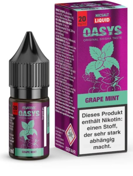 Revoltage - Oasys Grape Mint Nikotinsalz Liquid