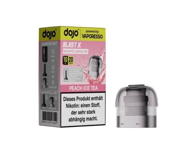 DoJo Blast X - Peach Ice Tea Prefilled Pod