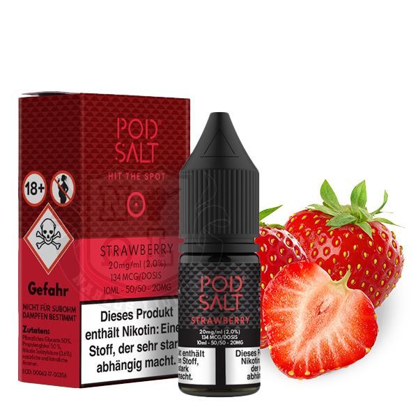 Pod Salt - Strawberry Nikotinsalz Liquid