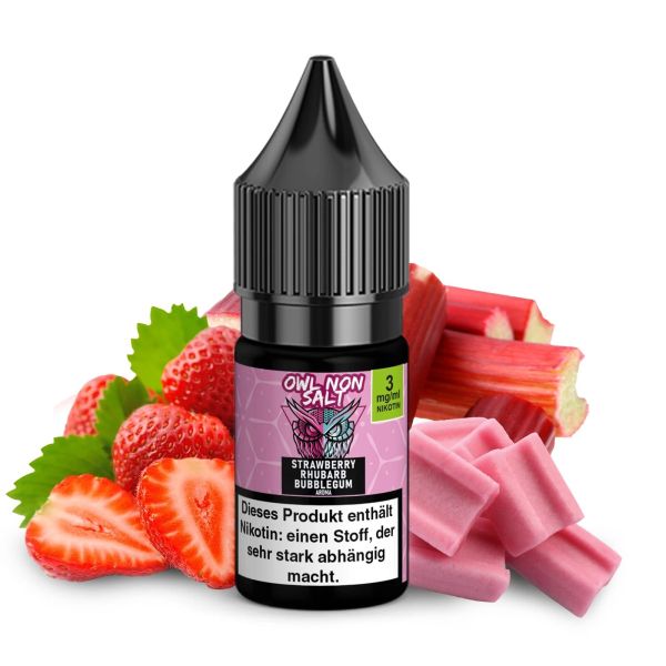 OWL Non Salt - Strawberry Rhubarb Bubblegum