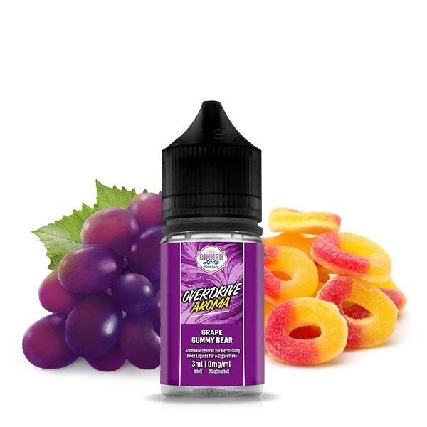 Dinner Lady - Overdrive Grape Gummy Bear 3ml Aroma