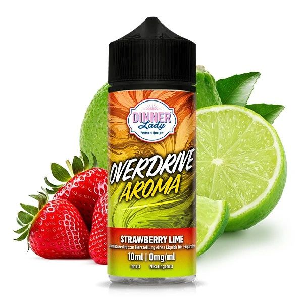 Dinner Lady - Overdrive Strawberry Lime 10ml Aroma