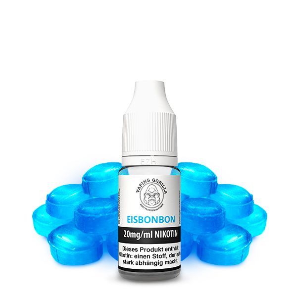 Vaping Gorilla Hybrid Nikotinsalz Liquid - Eisbonbon