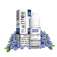 Wanted Nikotinsalzliquid Blaubeer 10ml Wanted Nikotinsalzliquid Blaubeer 10ml
