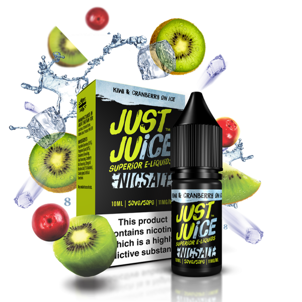 Just Juice Nikotinsalz Liquid - Kiwi & Cranberry on Ice