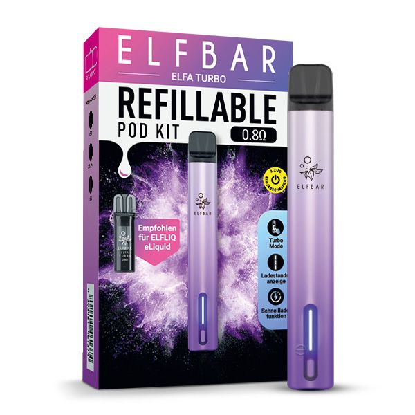 elfbar elfa master akku Elfbar Elfa Turbo Aurora Black online kaufen