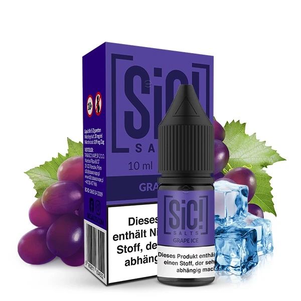 SIC! - Grape Ice Nikotinsalz Liquid 10ml