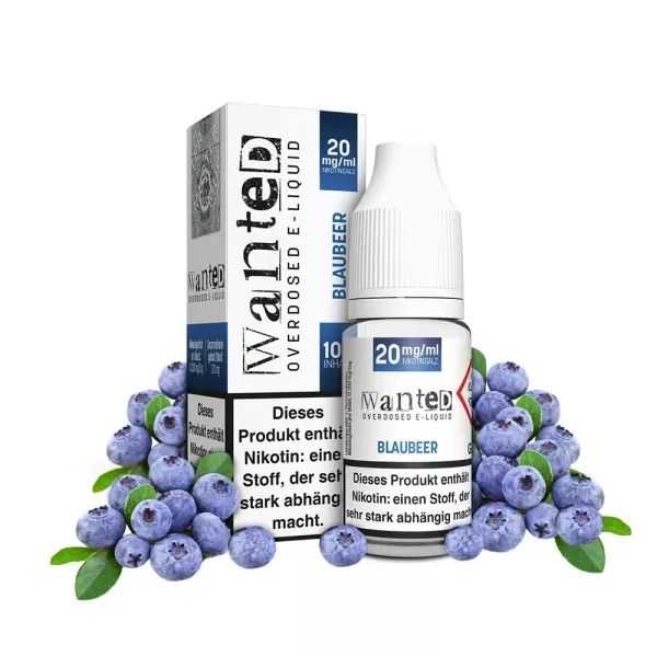 Wanted Nikotinsalzliquid - Blaubeer - 10ml