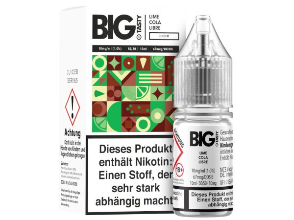 Big Tasty Nikotinsalz Liquid - Lime Cola Libre