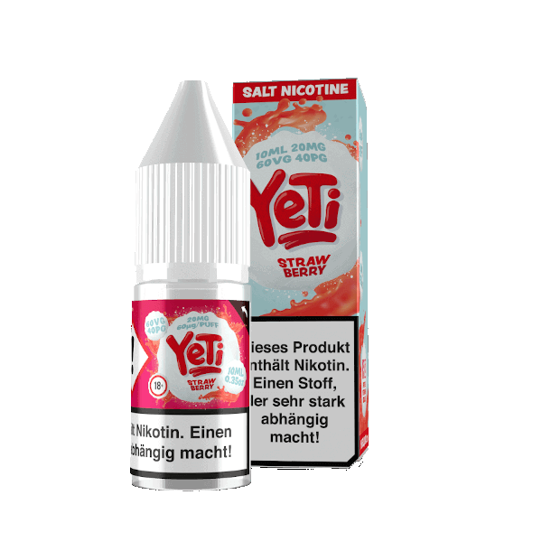 Yeti - Strawberry Nikotinsalz Liquid