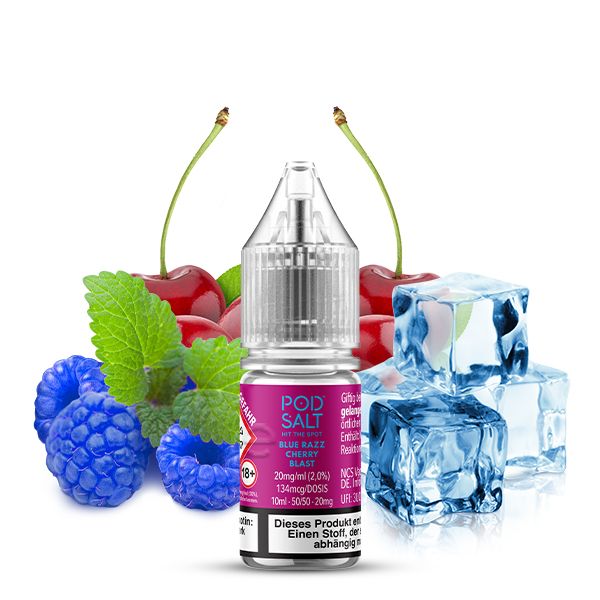 Pod Salt X - Blue Razz Cherry Blast Nikotinsalz Liquid