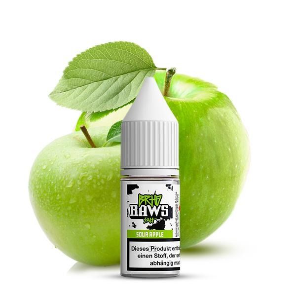 Barehead Raws Nikotinsalz Liquid - Sour Apple - 10ml
