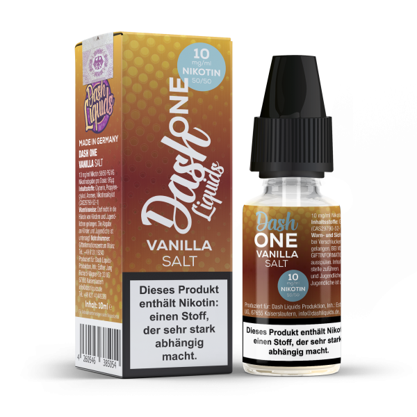 Dash One Nikotinsalz Liquid - Vanilla