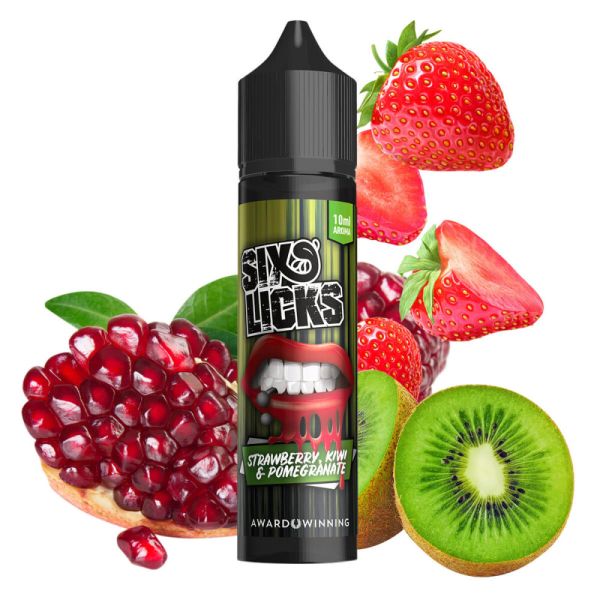 Six Licks Aroma - Strawberry, Kiwi & Pomegranate