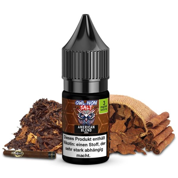 OWL Non Salt - American Blend Liquid