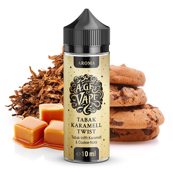 The Age of Vape - Tabak Karamell Twist Aroma 10ml