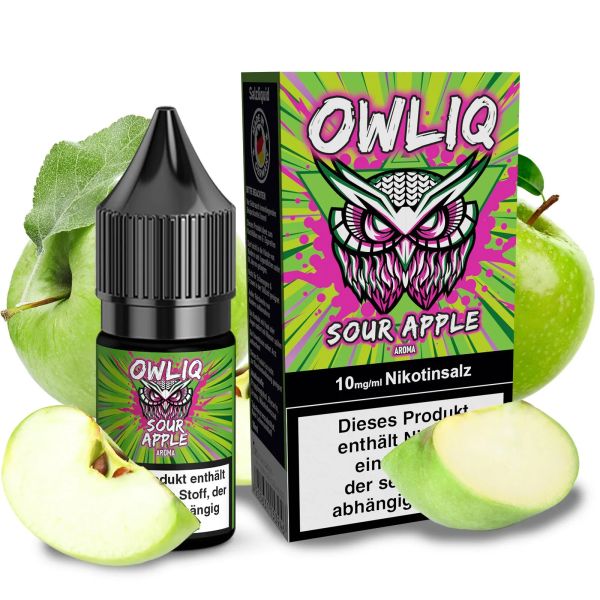 OWLIQ - Sour Apple Nikotinsalz Liquid