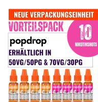POPDROP Nikotinshot / Nikotinbooster - Vorteilspack POPDROP Nikotinshot / Nikotinbooster - Vorteilspack
