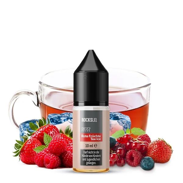 KTS Rocksliq - Rote Früchte Tee Ice Nikotinsalz Liquid 10ml