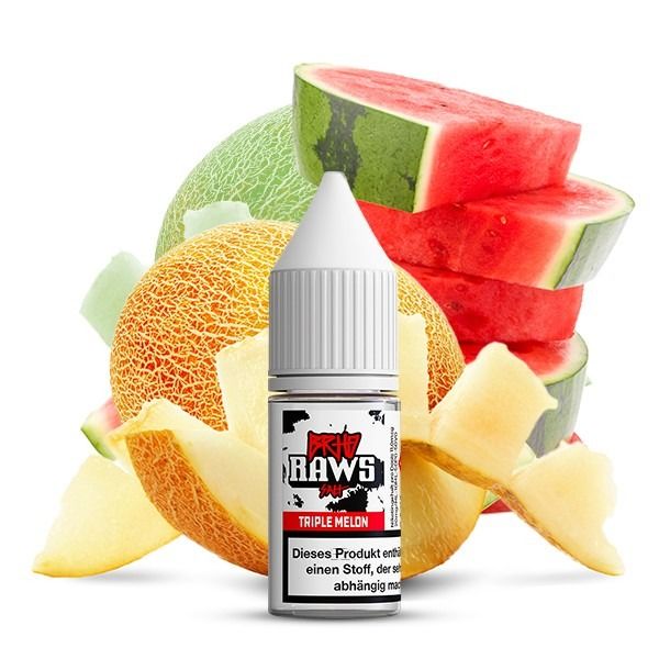 Barehead Raws Nikotinsalz Liquid - Triple Melon - 10ml