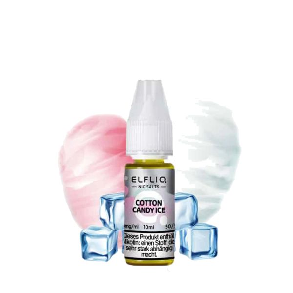 ELFBAR ELFLIQ - Cotton Candy Ice Nikotinsalz Liquid