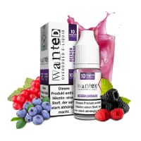 Wanted Nikotinsalz Liquid - Beeren Limonade - 10mg Wanted Nikotinsalz Liquid - Beeren Limonade - 10mg