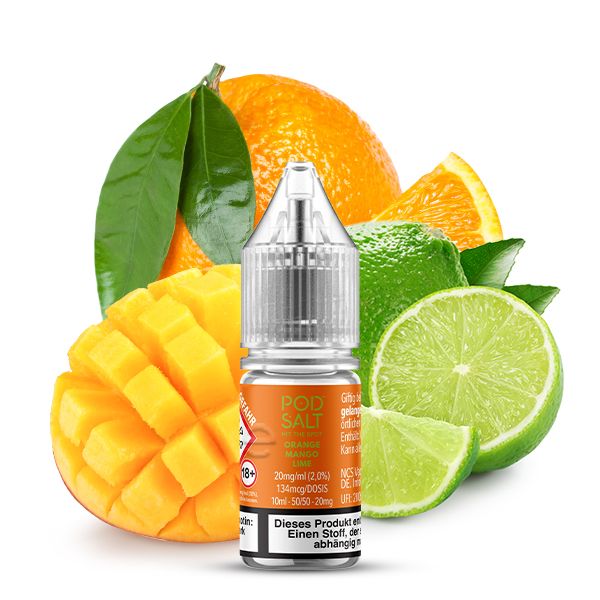 Pod Salt - Orange Mango Lime X Nikotinsalz Liquid