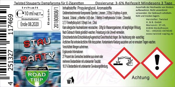 Twisted Aroma - Stau Party 10ml