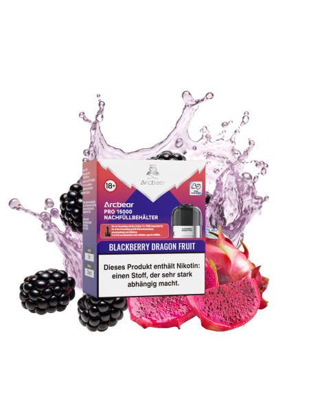 Arcbear Pro 1500 Pod - Blackberry Dragon Fruit