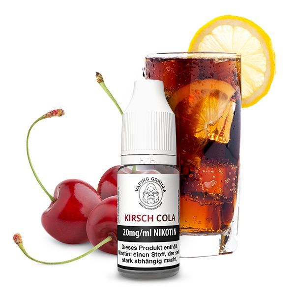 Vaping Gorilla Nikotinsalz Liquid - Kirsch Cola