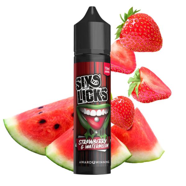Six Licks Aroma - Strawberry & Watermelon 10ml
