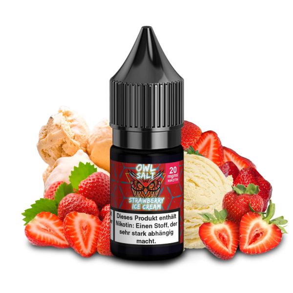 OWL Salt - Strawberry Ice Cream Liquid