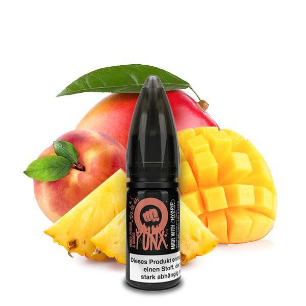 Riot Squad Punx Nikotinsalz Liquid - Mango, Pfirsich & Ananas