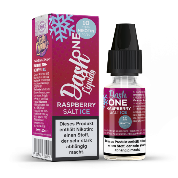Dash One Nikotinsalz Liquid - Raspberry Ice