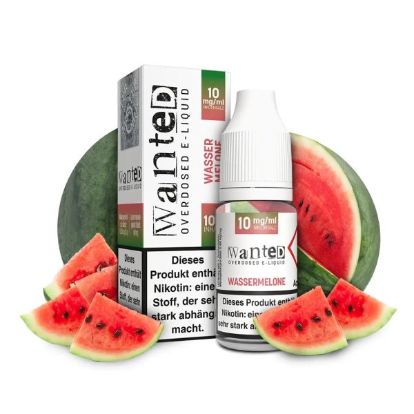 Wanted Nikotinsalzliquid - Wassermelone - 10ml