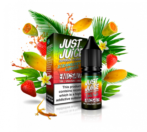 Just Juice Nikotinsalz Liquid - Strawberry & Curuba