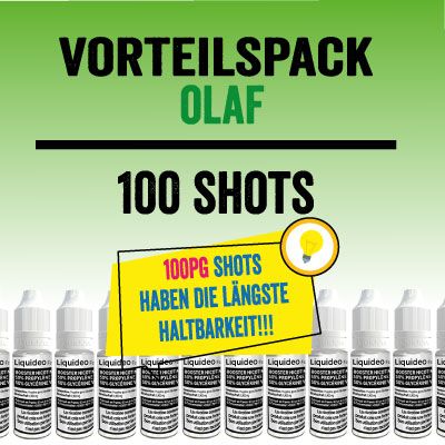 Liquideo Nikotinshot / Nikotinbooster - Vorteilspack "Olaf"