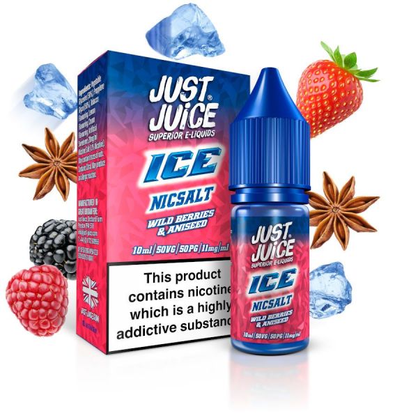 Just Juice Nikotinsalz Liquid - Wild Berries & Aniseed Ice