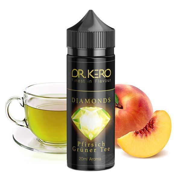 Dr. Kero Diamonds Aroma - Pfirsich Grüner Tee 20ml