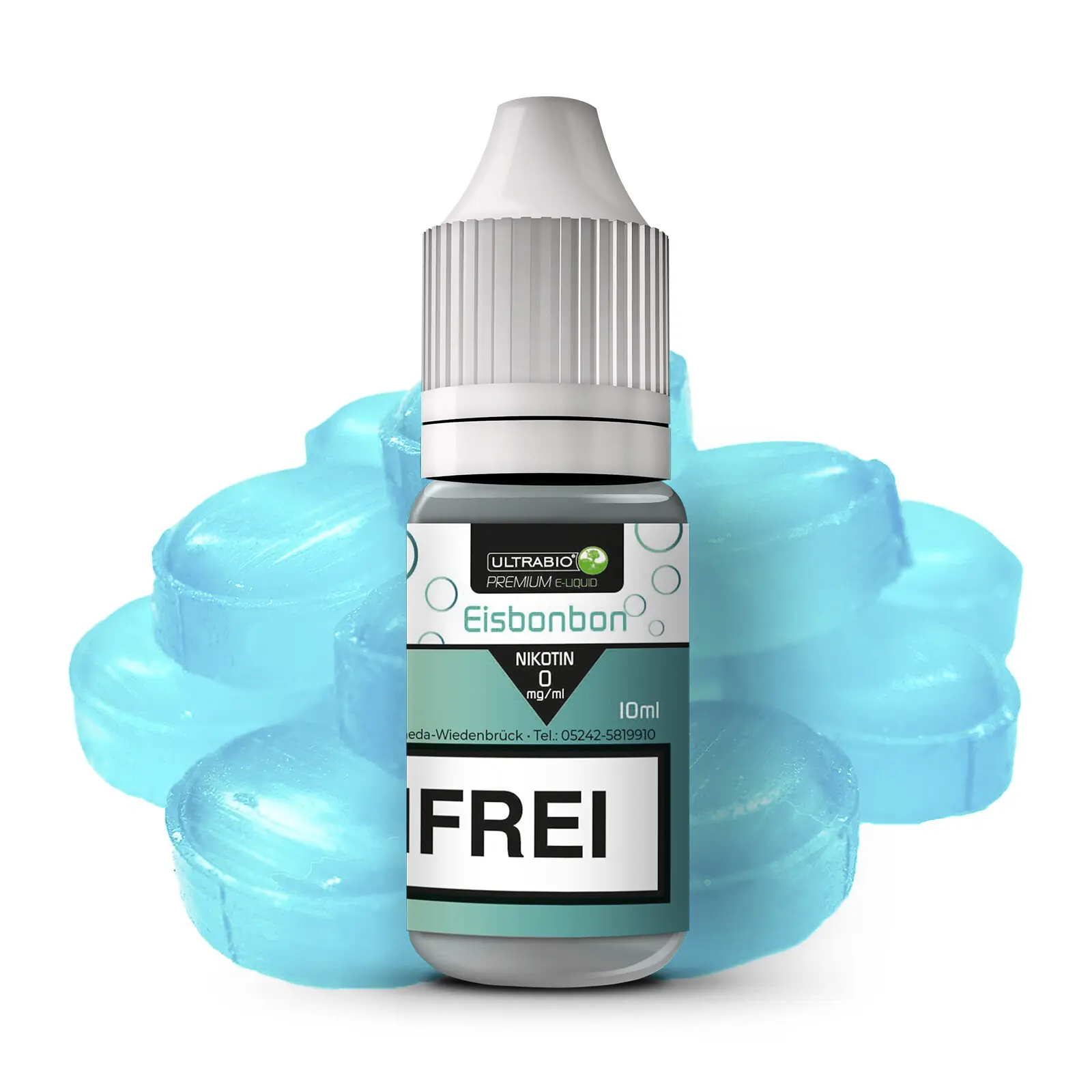 bio liquid mit nikotin Ultrabio E-Liquid Menthol Liquid 10 ml main image 1