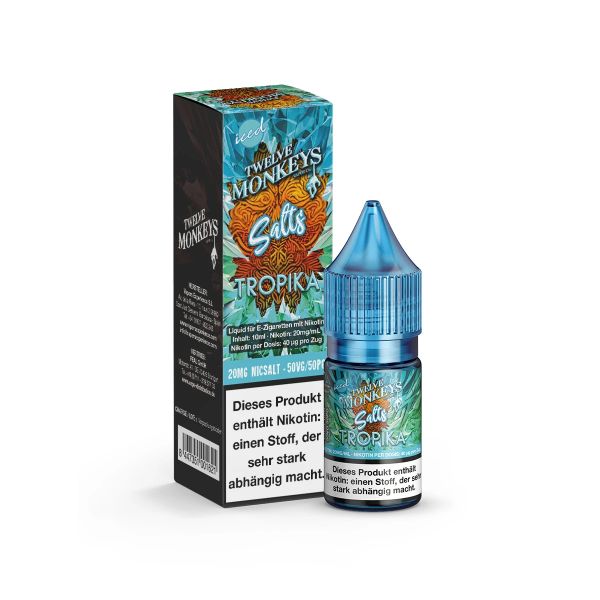 Twelve Monkeys Iced - Tropika NicSalt Liquid