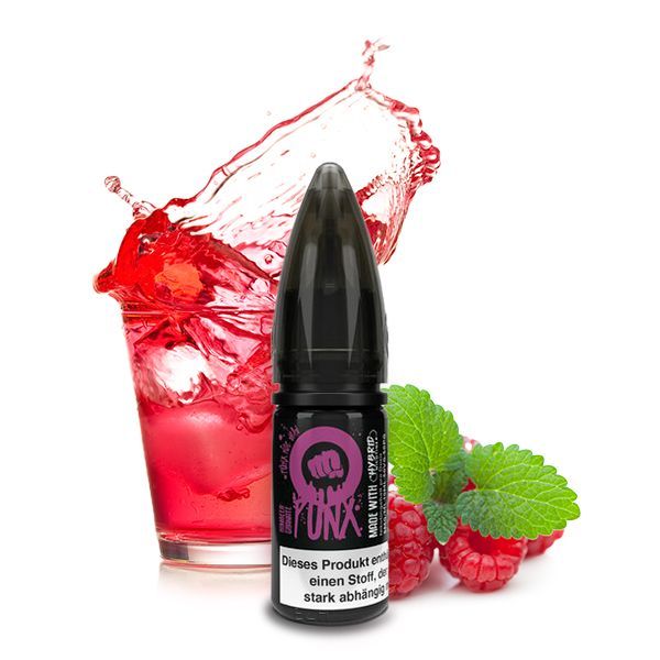 Riot Squad Punx Nikotinsalz Liquid - Himbeer Granate