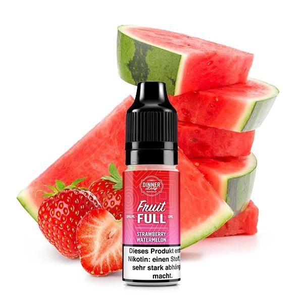 Dinner Lady - Fruit Full Strawberry Watermelon Nikotinsalz Liquid