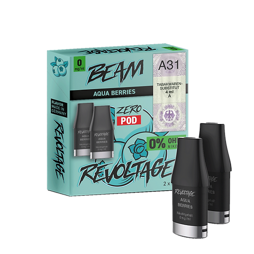 Revoltage Beam Prefilled Pod - Aqua Berries